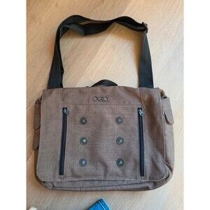 Ogio Midtown Brown Canvas Messenger Laptop Bag